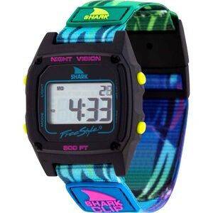 Shark Watch Freestyle Shark Classic Clip Ice Blue/Green